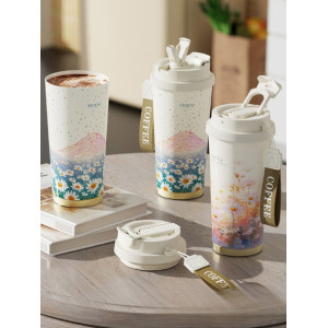 580ml陶瓷內膽保溫杯